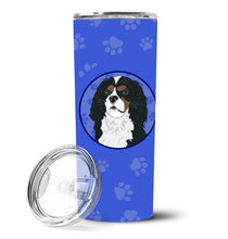 Load image into Gallery viewer, Cavalier King Charles Spaniel Tricolor #1  Stainless Steel 20 oz Skinny Tumbler