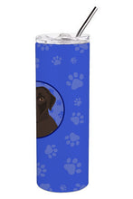 Load image into Gallery viewer, Labrador Retriever Chocolate #1  Stainless Steel 20 oz Skinny Tumbler