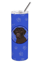 Load image into Gallery viewer, Labrador Retriever Chocolate #1  Stainless Steel 20 oz Skinny Tumbler