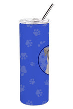 Load image into Gallery viewer, Labrador Retriever Gray  Stainless Steel 20 oz Skinny Tumbler