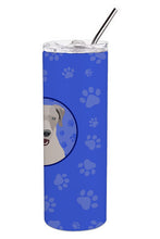 Load image into Gallery viewer, Labrador Retriever Gray  Stainless Steel 20 oz Skinny Tumbler