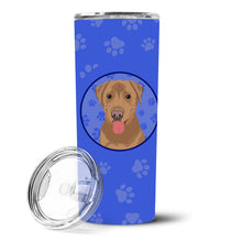 Load image into Gallery viewer, Labrador Retriever Red  Stainless Steel 20 oz Skinny Tumbler