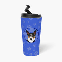 Load image into Gallery viewer, Pembroke Welsh Corgi Tricolor Black-Headed #1  Stainless Steel 16 oz  Tumbler