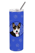 Load image into Gallery viewer, Pembroke Welsh Corgi Tricolor Black-Headed #2  Stainless Steel 20 oz Skinny Tumbler