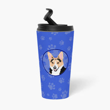 Load image into Gallery viewer, Pembroke Welsh Corgi Tricolor Red-Headed  Stainless Steel 16 oz  Tumbler