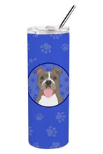 Load image into Gallery viewer, Pit Bull Blue #2  Stainless Steel 20 oz Skinny Tumbler