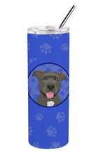 Load image into Gallery viewer, Pit Bull Blue #3  Stainless Steel 20 oz Skinny Tumbler