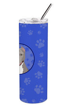 Load image into Gallery viewer, Pit Bull Blue #5  Stainless Steel 20 oz Skinny Tumbler