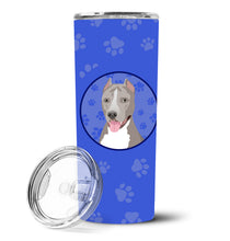 Load image into Gallery viewer, Pit Bull Blue #5  Stainless Steel 20 oz Skinny Tumbler