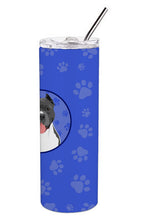Load image into Gallery viewer, Pit Bull Blue #7  Stainless Steel 20 oz Skinny Tumbler