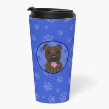 Load image into Gallery viewer, Pit Bull Brindle #1  Stainless Steel 16 oz  Tumbler
