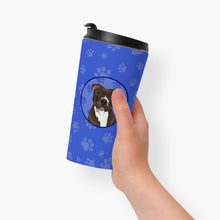 Load image into Gallery viewer, Pit Bull Brindle #2  Stainless Steel 16 oz  Tumbler