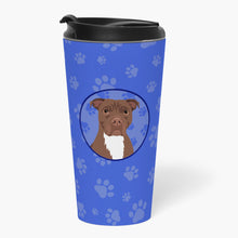 Load image into Gallery viewer, Pit Bull Chocolate  Stainless Steel 16 oz  Tumbler
