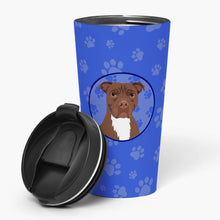 Load image into Gallery viewer, Pit Bull Chocolate  Stainless Steel 16 oz  Tumbler