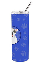Load image into Gallery viewer, Pit Bull White #3  Stainless Steel 20 oz Skinny Tumbler