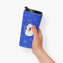 Load image into Gallery viewer, Pit Bull White #3  Stainless Steel 16 oz  Tumbler