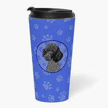 Load image into Gallery viewer, Poodle Standard Black  Stainless Steel 16 oz  Tumbler
