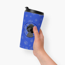 Load image into Gallery viewer, Poodle Standard Black  Stainless Steel 16 oz  Tumbler