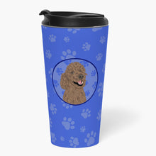 Load image into Gallery viewer, Poodle Standard Brown  Stainless Steel 16 oz  Tumbler