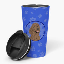 Load image into Gallery viewer, Poodle Standard Brown  Stainless Steel 16 oz  Tumbler