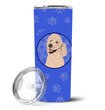Load image into Gallery viewer, Poodle Standard Cafe Au Lait  Stainless Steel 20 oz Skinny Tumbler