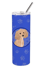 Load image into Gallery viewer, Poodle Toy Apricot #1  Stainless Steel 20 oz Skinny Tumbler