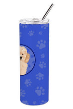 Load image into Gallery viewer, Poodle Toy Apricot #2  Stainless Steel 20 oz Skinny Tumbler