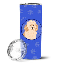 Load image into Gallery viewer, Poodle Toy Apricot #2  Stainless Steel 20 oz Skinny Tumbler