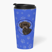 Load image into Gallery viewer, Poodle Toy Brown  Stainless Steel 16 oz  Tumbler