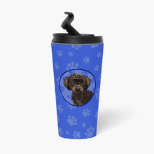 Load image into Gallery viewer, Poodle Toy Brown  Stainless Steel 16 oz  Tumbler