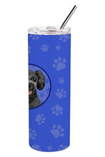 Load image into Gallery viewer, Poodle Toy Grey  Stainless Steel 20 oz Skinny Tumbler
