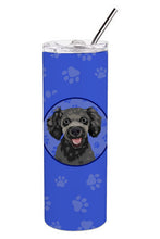 Load image into Gallery viewer, Poodle Toy Grey  Stainless Steel 20 oz Skinny Tumbler