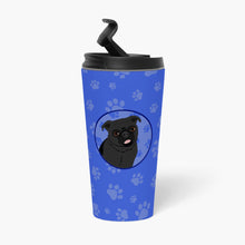 Load image into Gallery viewer, Pug Black #1  Stainless Steel 16 oz  Tumbler