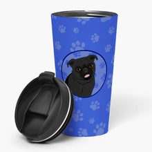 Load image into Gallery viewer, Pug Black #1  Stainless Steel 16 oz  Tumbler