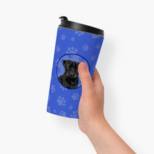 Load image into Gallery viewer, Pug Black #2  Stainless Steel 16 oz  Tumbler