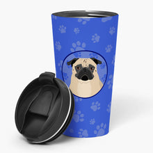Load image into Gallery viewer, Pug Fawn #1  Stainless Steel 16 oz  Tumbler