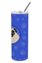 Load image into Gallery viewer, Pug Fawn #2  Stainless Steel 20 oz Skinny Tumbler