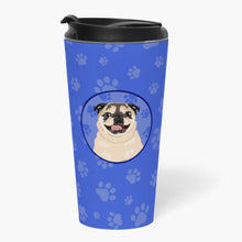 Load image into Gallery viewer, Pug Fawn #5  Stainless Steel 16 oz  Tumbler