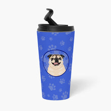Load image into Gallery viewer, Pug Fawn #5  Stainless Steel 16 oz  Tumbler