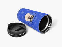 Load image into Gallery viewer, Pug Fawn #5  Stainless Steel 16 oz  Tumbler