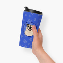 Load image into Gallery viewer, Pug Fawn #5  Stainless Steel 16 oz  Tumbler