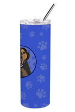 Load image into Gallery viewer, Rottweiler Black and Tan #4  Stainless Steel 20 oz Skinny Tumbler