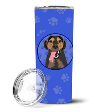 Load image into Gallery viewer, Rottweiler Black and Tan #4  Stainless Steel 20 oz Skinny Tumbler