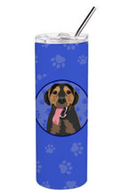 Load image into Gallery viewer, Rottweiler Black and Tan #4  Stainless Steel 20 oz Skinny Tumbler