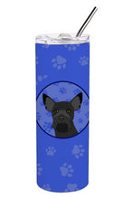 Load image into Gallery viewer, Schnauzer Black #2  Stainless Steel 20 oz Skinny Tumbler