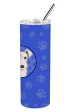 Load image into Gallery viewer, Schnauzer Parti  Stainless Steel 20 oz Skinny Tumbler