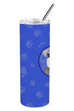 Load image into Gallery viewer, Schnauzer Salt and Pepper #1  Stainless Steel 20 oz Skinny Tumbler