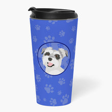 Load image into Gallery viewer, Schnauzer Salt and Pepper #2  Stainless Steel 16 oz  Tumbler