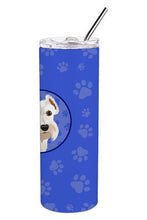 Load image into Gallery viewer, Schnauzer White #1  Stainless Steel 20 oz Skinny Tumbler