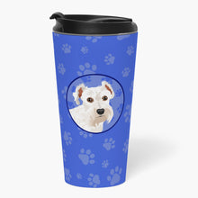 Load image into Gallery viewer, Schnauzer White #1  Stainless Steel 16 oz  Tumbler